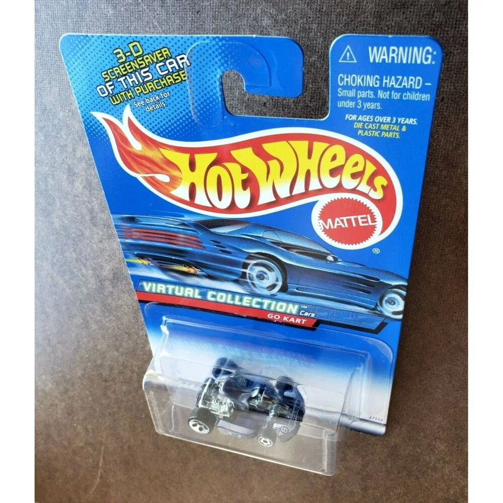 2000 Hot Wheels GO KART Metallic Purple VIRTUAL COLLECTION CARS 151 Diecast 1:64